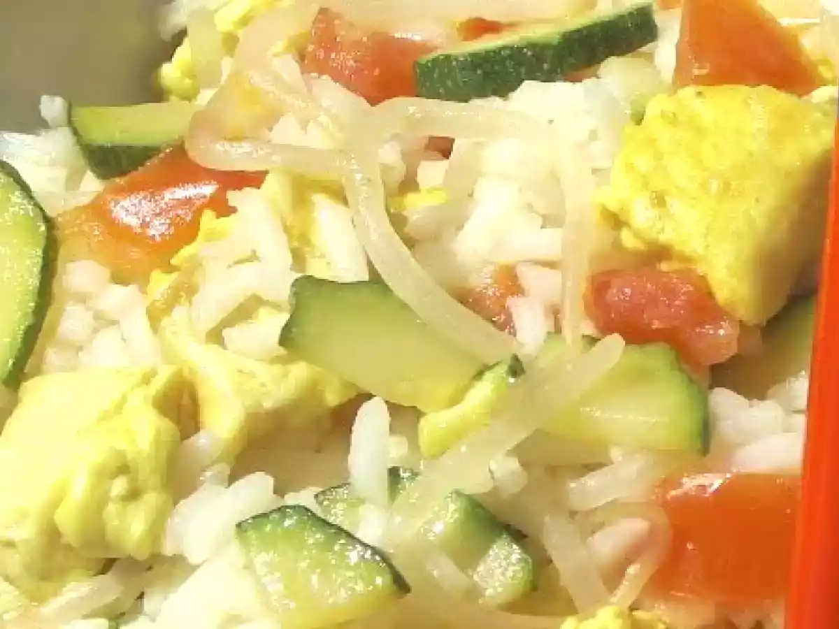 Pollo al curry con riso thai e verdure - foto 2