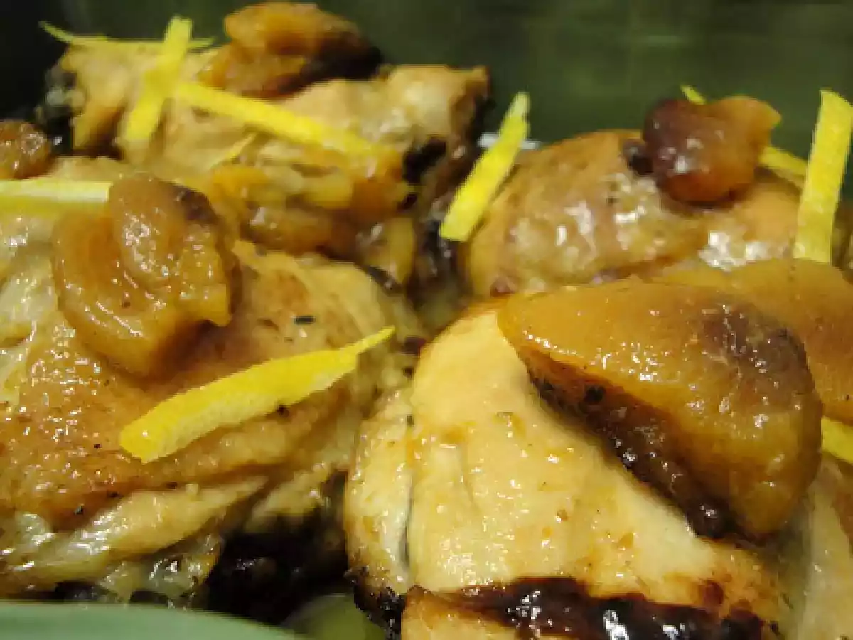 POLLO AL FORNO ALLE ALBICOCCHE