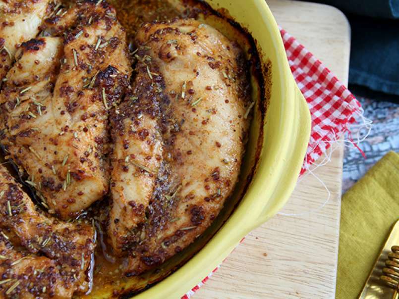 Pollo al forno con miele e senape - foto 2