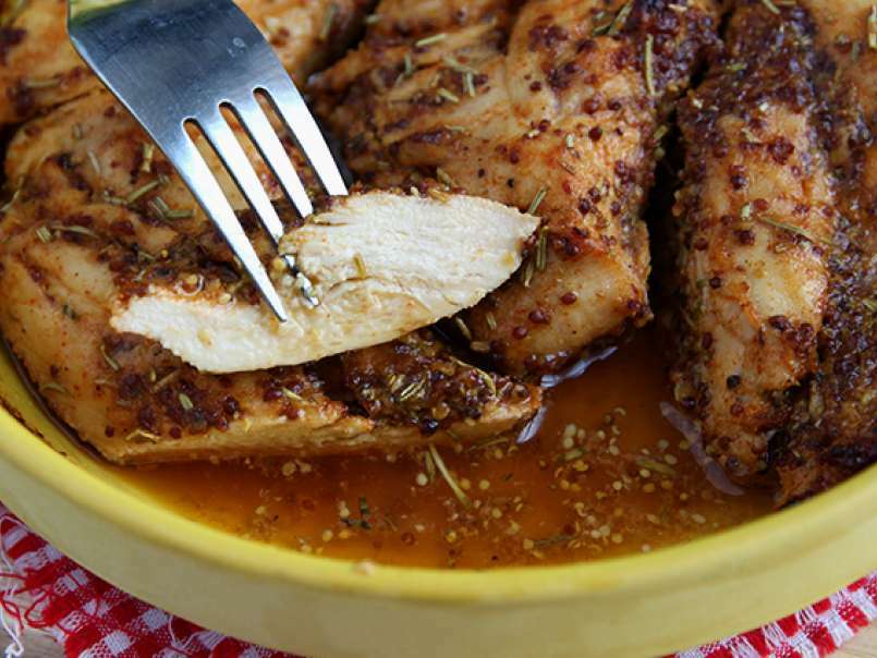 Pollo al forno con miele e senape - foto 5