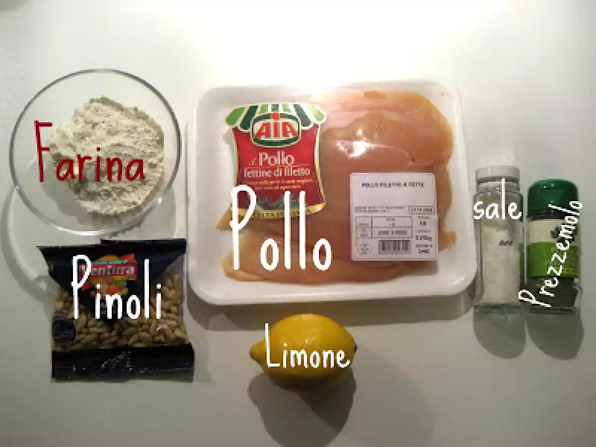 Pollo al limone e pinoli - foto 5