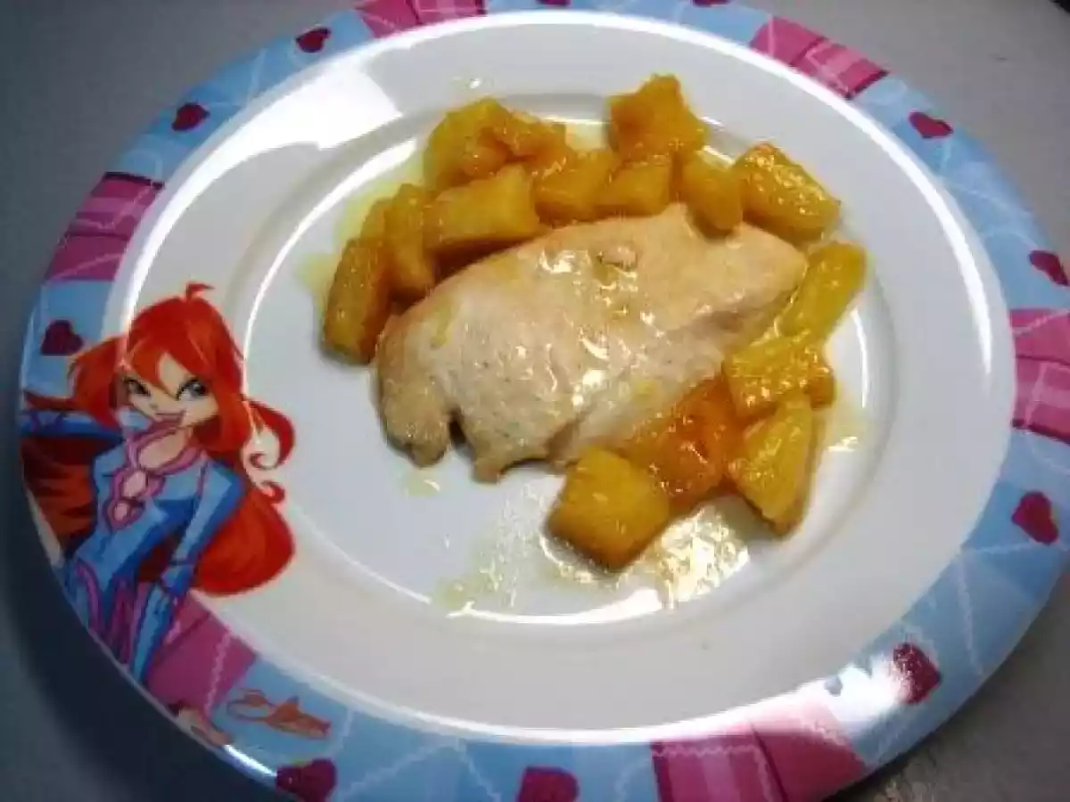 POLLO all'ANANAS fresco