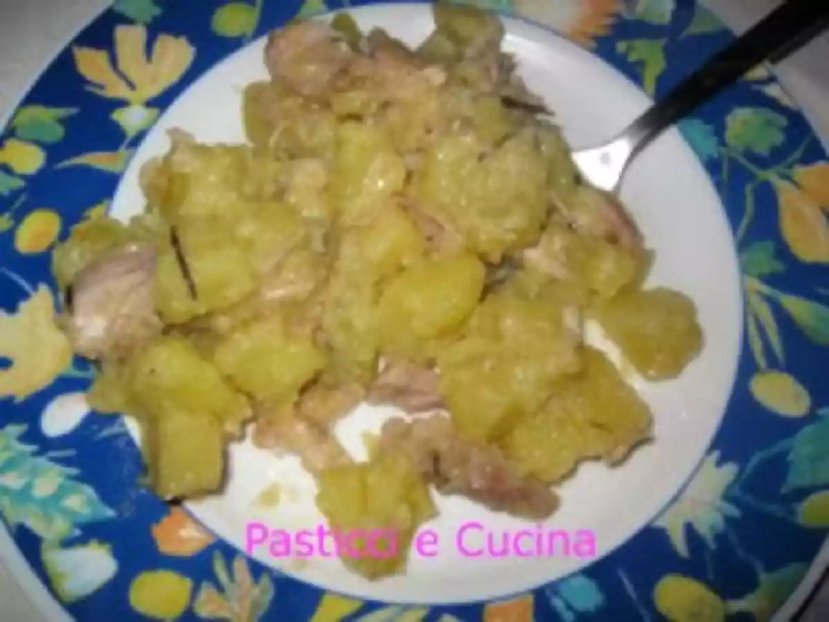 Pollo alla cacciatora e patate