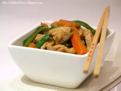 Pollo alle verdure (con wok), foto 4