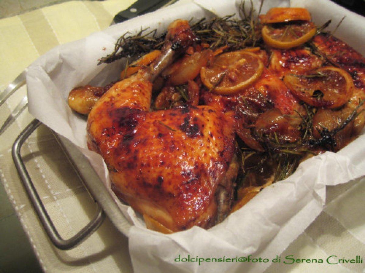 POLLO ARROSTO AL MIELE E LIMONE, foto 1