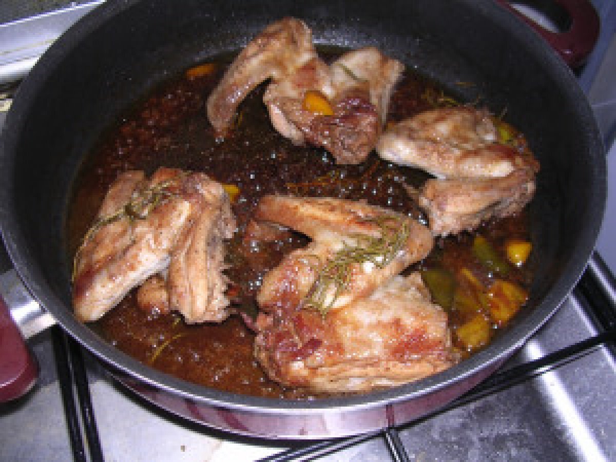 Pollo caramellato al Limoncello