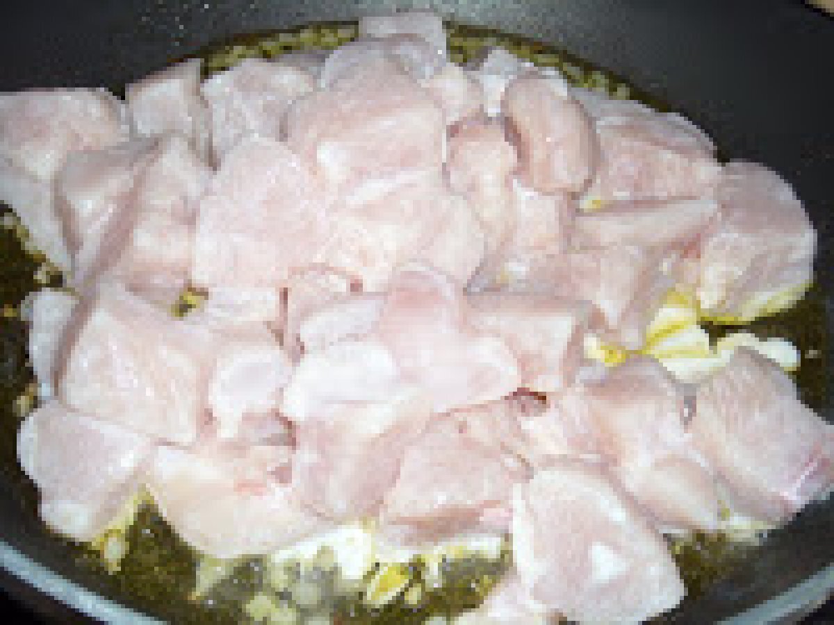 POLLO CON LATTE DI COCCO E ANACARDI - Chicken with coconut milk and cashews - foto 5