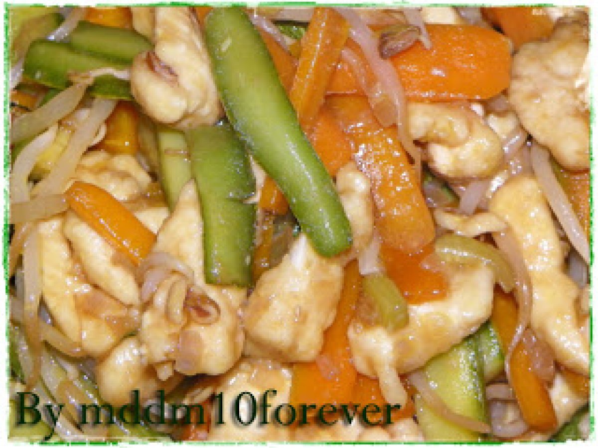 POLLO CON VERDURE ALL'ORIENTALE - foto 3