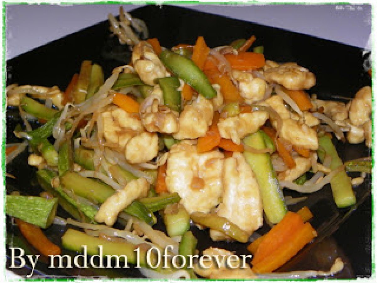 POLLO CON VERDURE ALL'ORIENTALE - foto 4