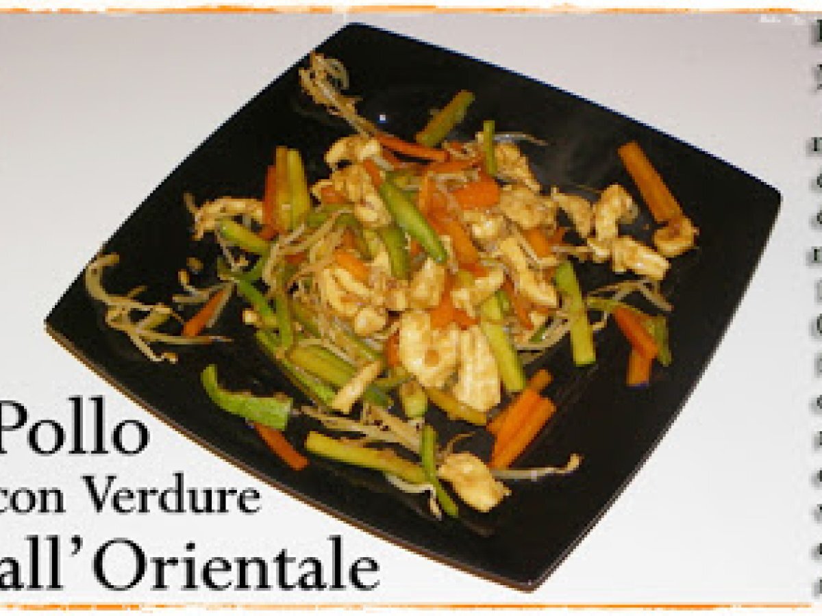 POLLO CON VERDURE ALL'ORIENTALE - foto 7