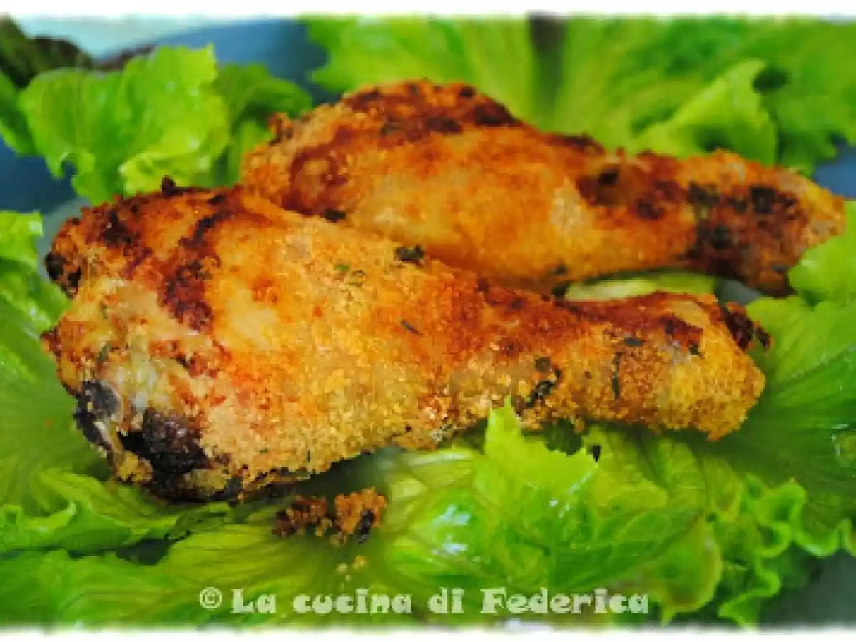 Pollo croccante impanato