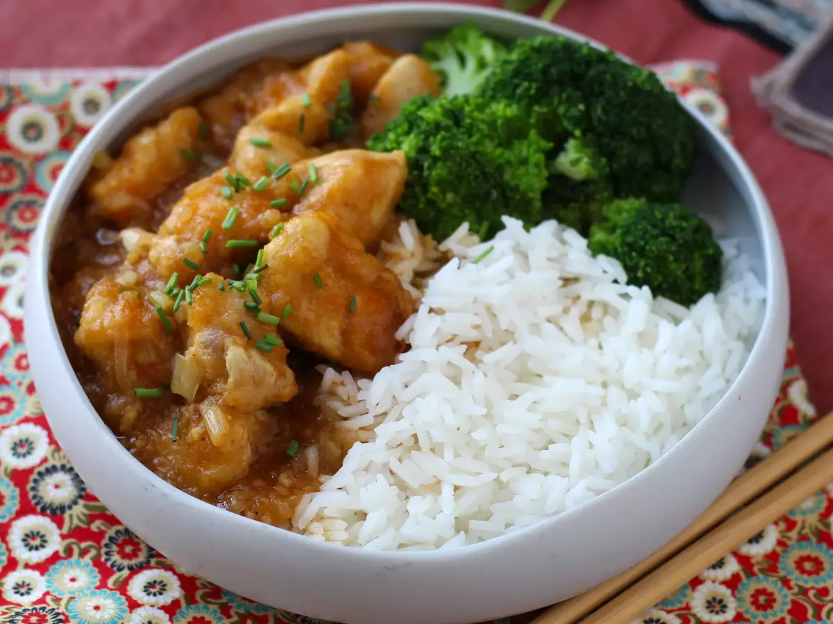 Pollo del generale tso con salsa agrodolce piccante - foto 2
