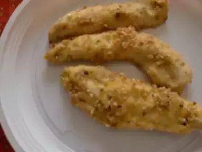 Pollo fritto alle nocciole