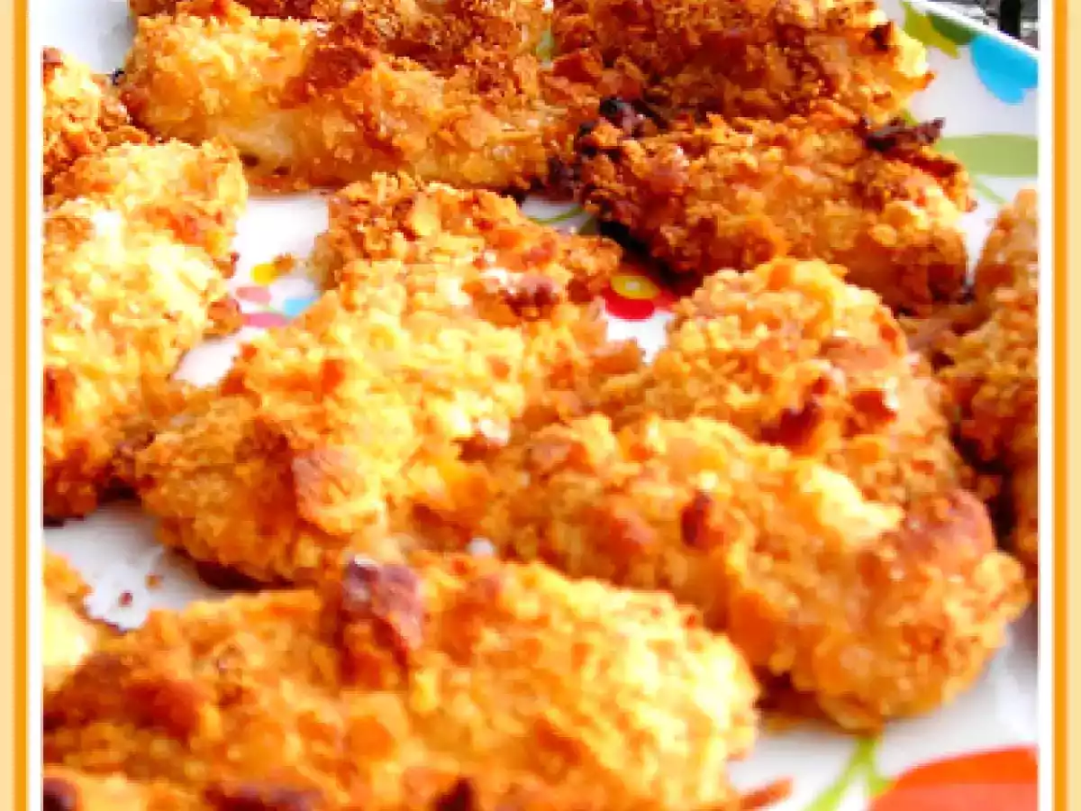 POLLO IMPANATO CON YOGURT E RITZ