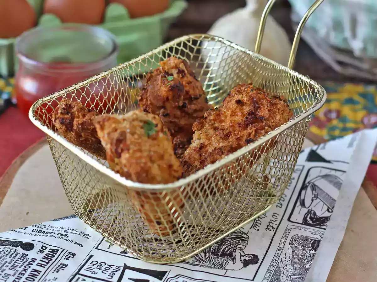Pollo impanato in friggitrice ad aria: croccante, leggero e pronto in 20 minuti - foto 6