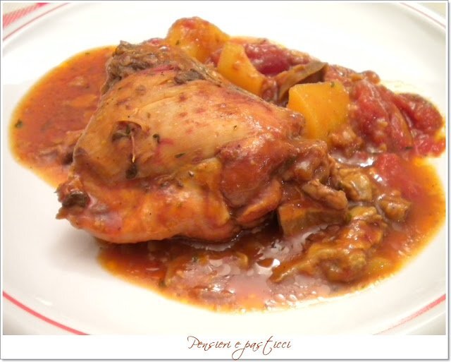 Pollo in umido ai porcini Ricetta Petitchef