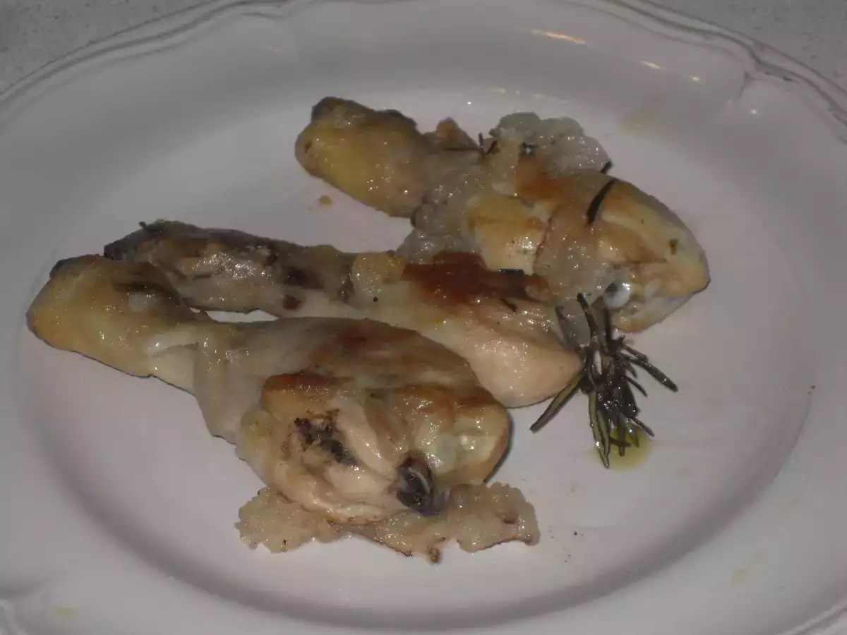 Pollo lardellato