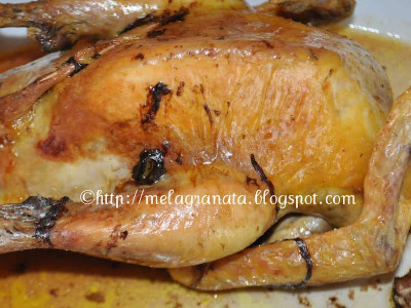 Pollo ripieno di magro al profumo di agrumi e tè., foto 1