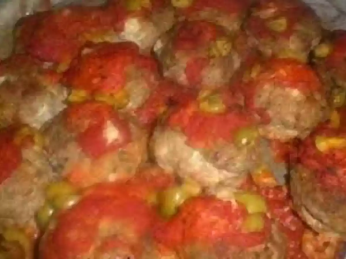 Polpette al cartoccio con olive