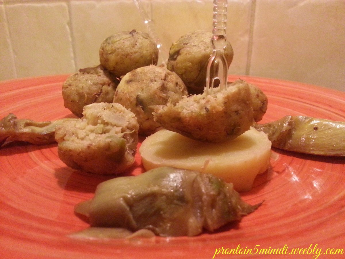 Polpette Carciofi Tonno e Patate