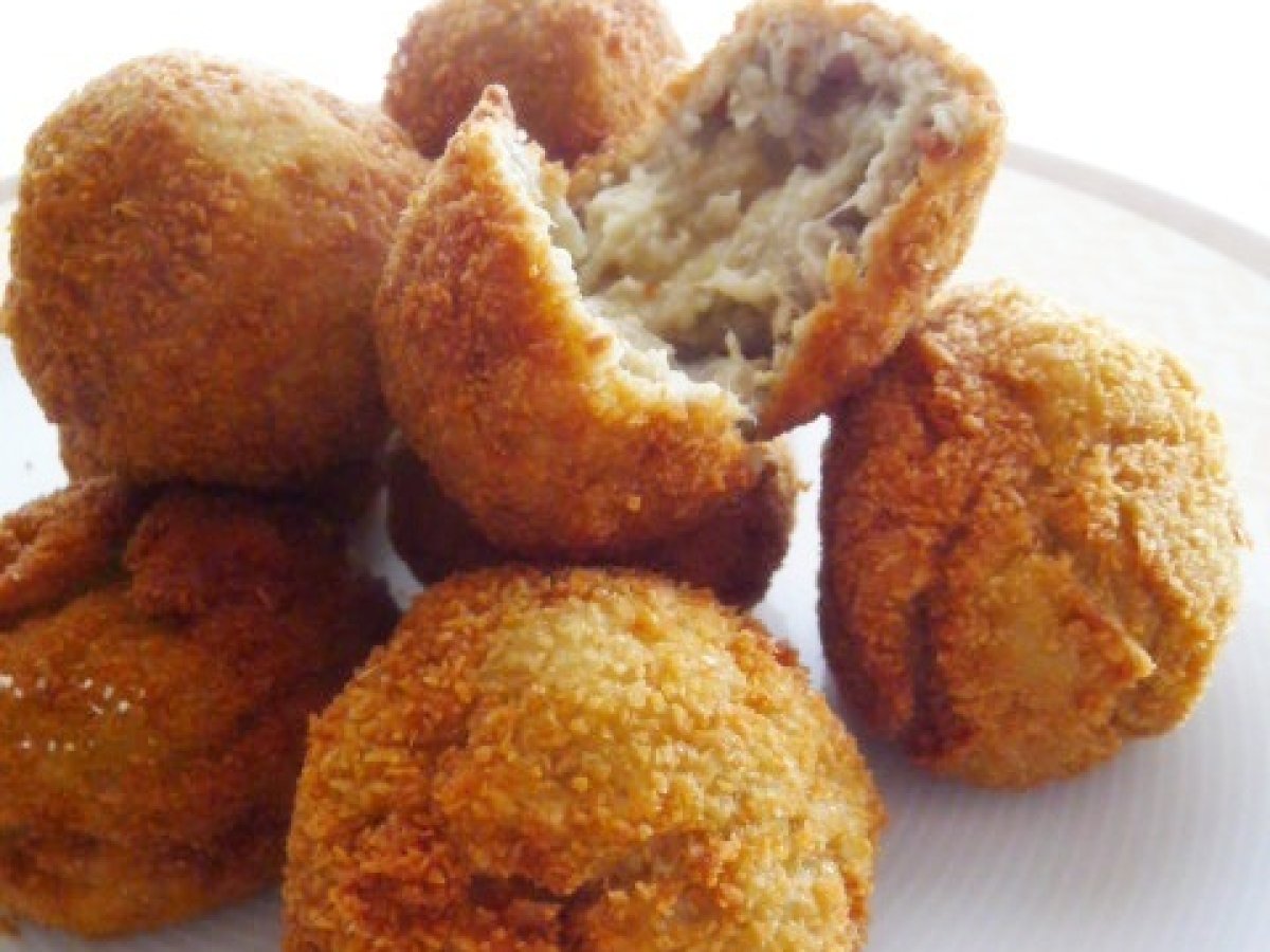 Polpette con cuori di carciofo