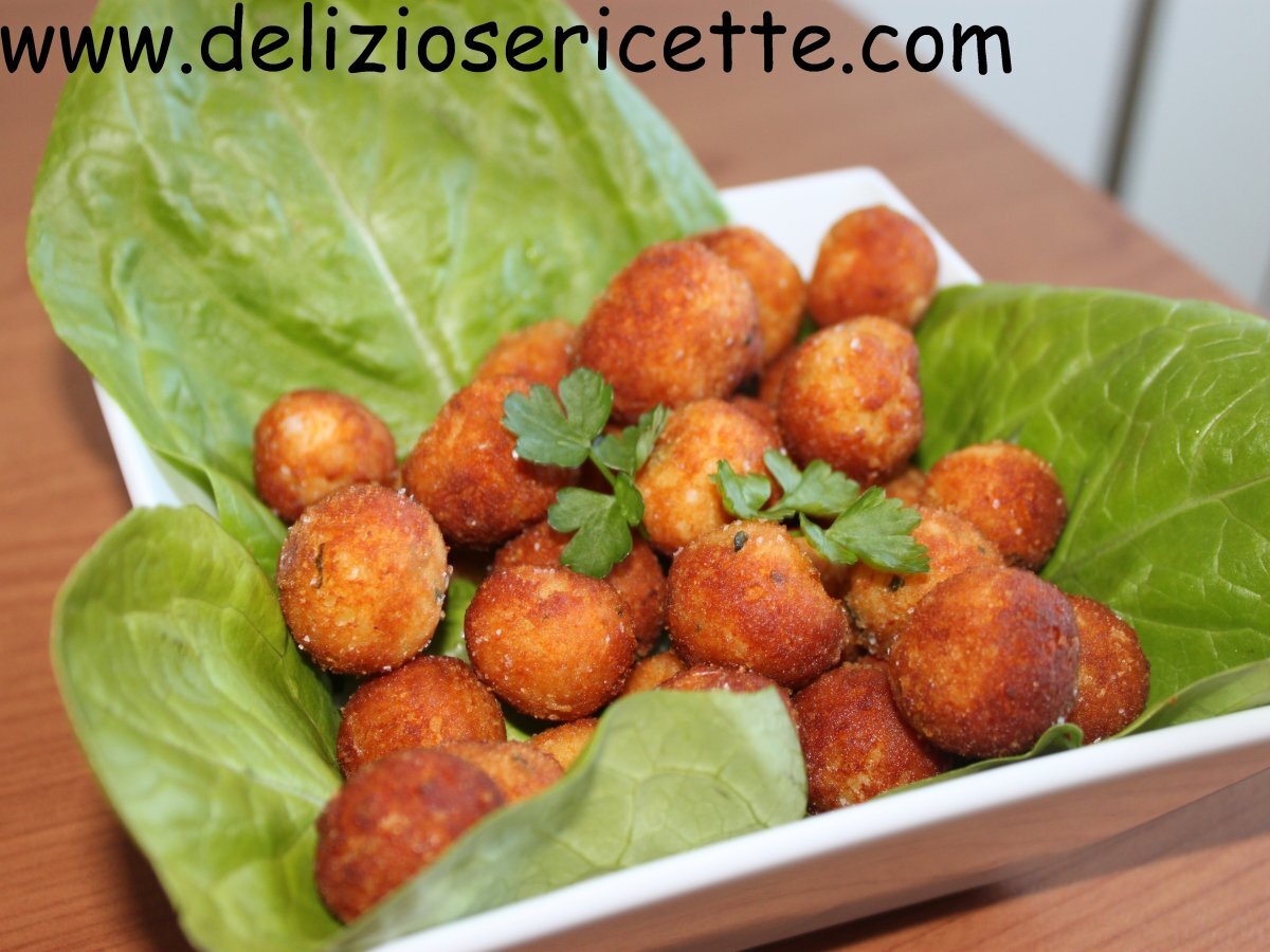 Polpette di branzino e gamberetti
