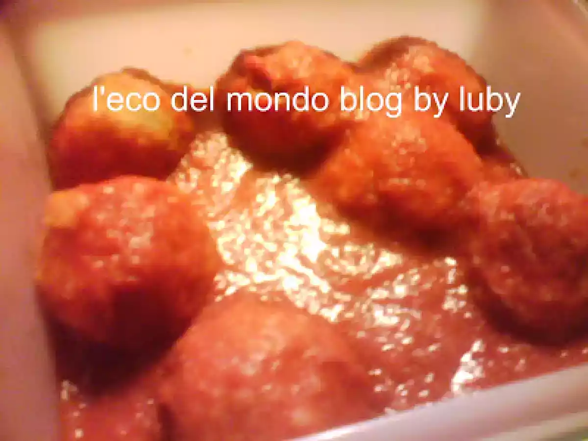 POLPETTE DI FAGIOLI AL POMODORO in pentola a pressione