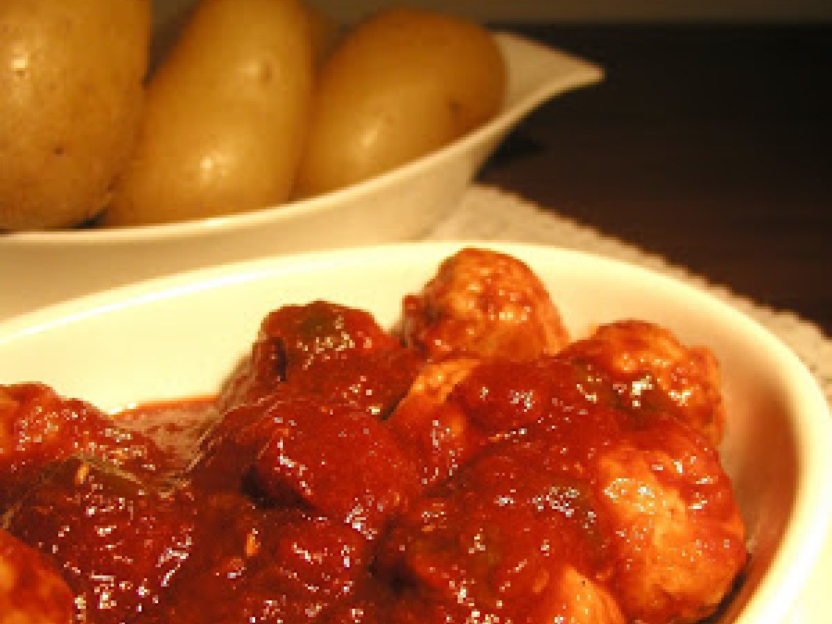 Polpette di maiale in agrodolce