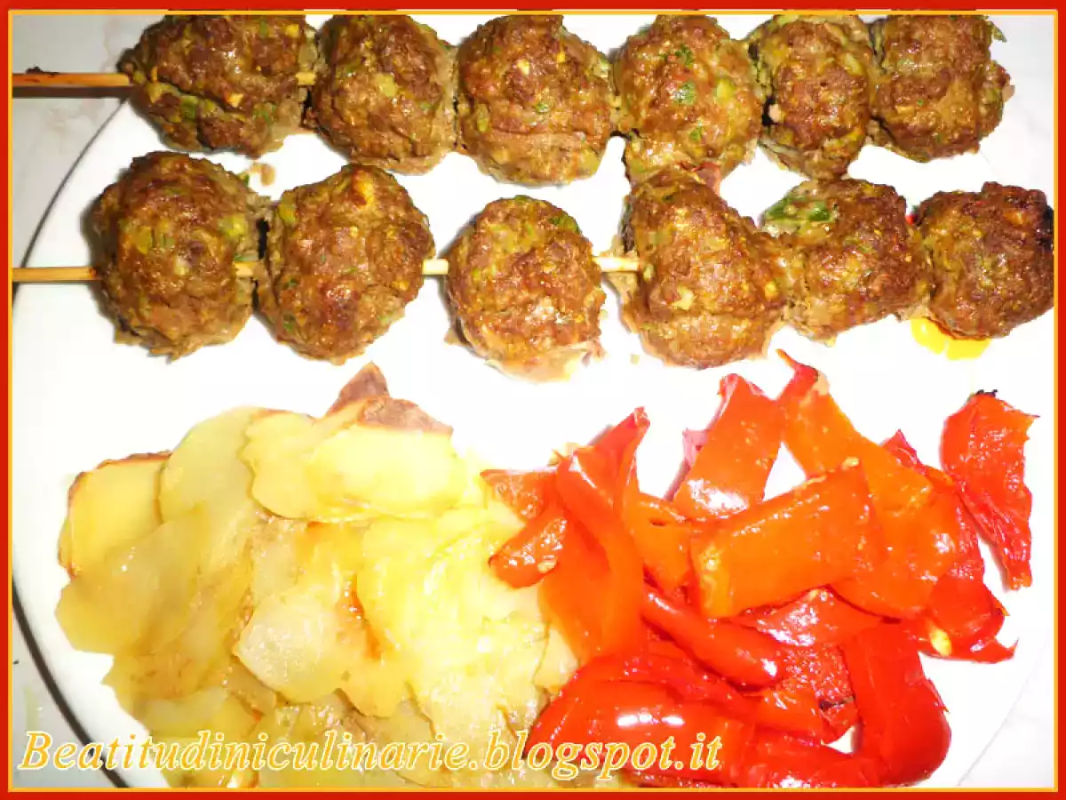 Polpette di manzo e zucchine al curry