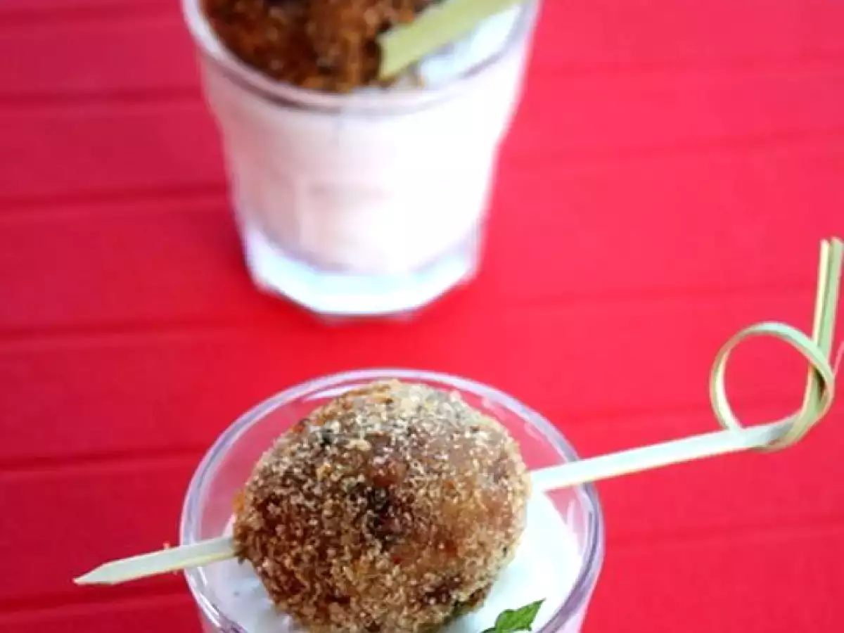 Polpette di melanzane alla cannella croccanti con salsa allo yogurt - foto 4