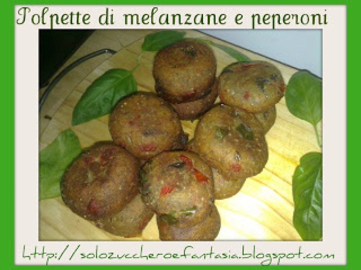 Polpette di melanzane e peperoni - foto 2