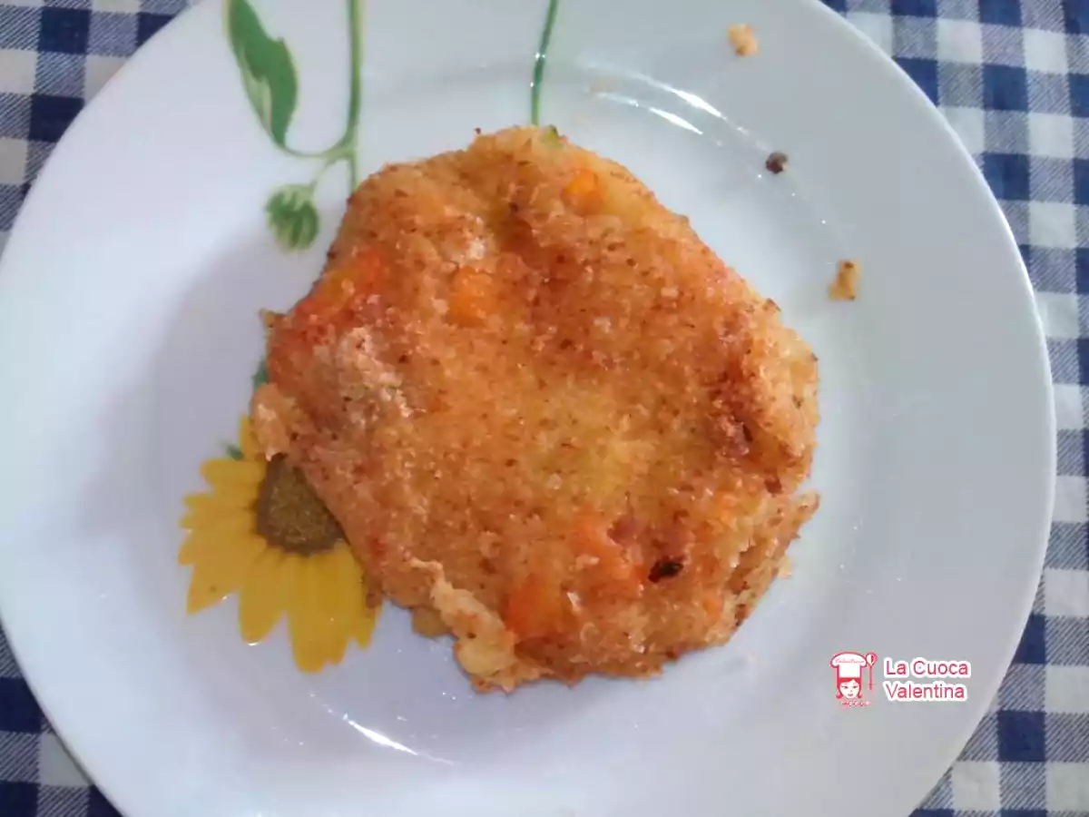 Polpette di patate con carote e zucchine