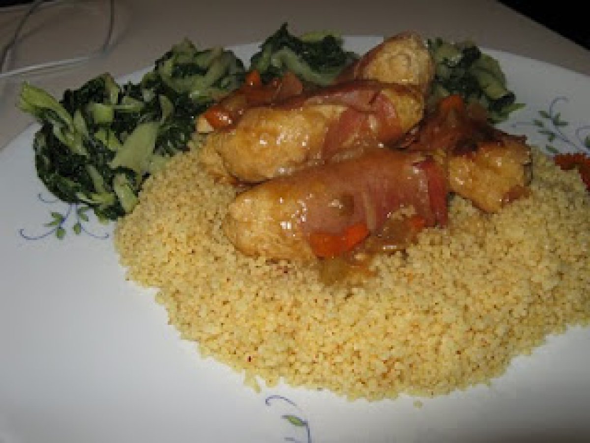 POLPETTE DI POLLO E RICOTTA CON COUS COUS