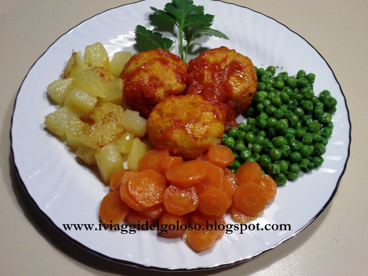 POLPETTE DI TACCHINO AL POMODORO CON CUORE DI FONTINA