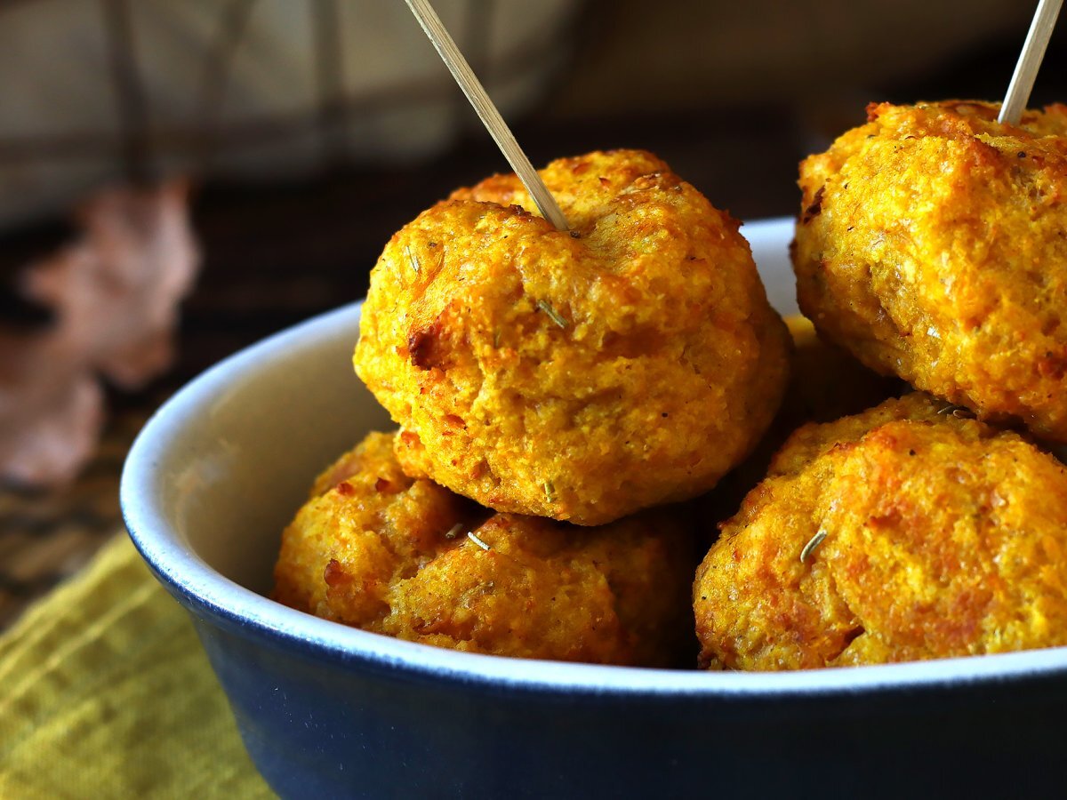 Polpette di zucca in friggitrice ad aria - foto 3