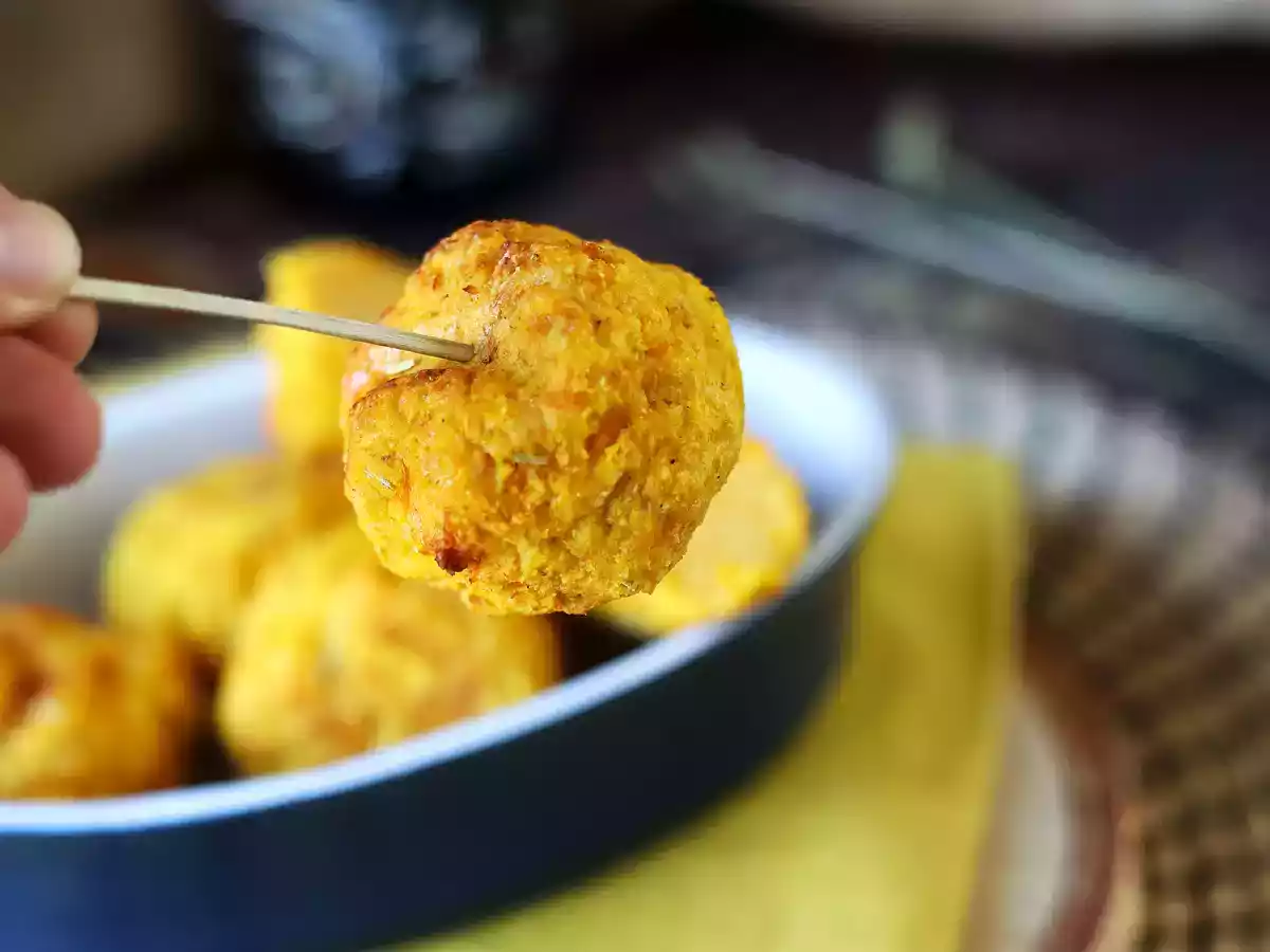 Polpette di zucca in friggitrice ad aria - foto 4