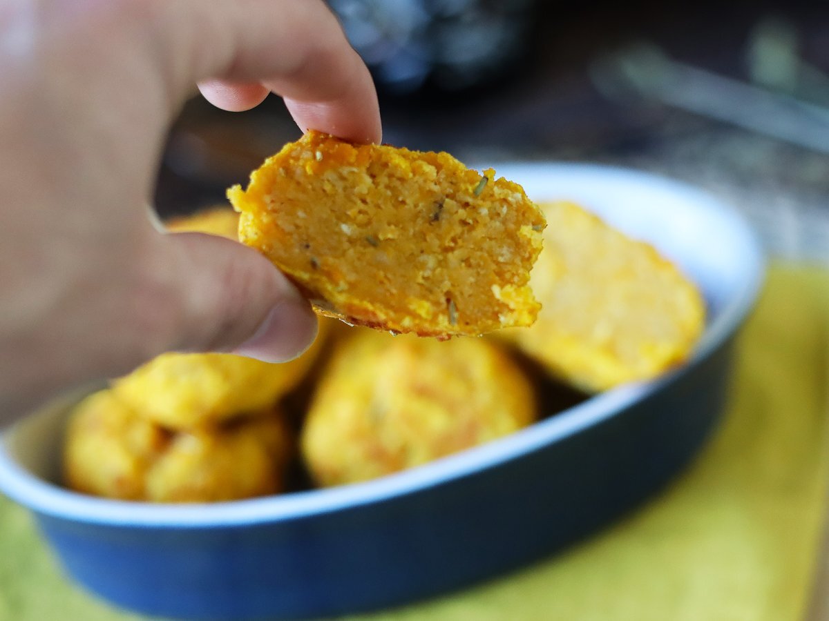 Polpette di zucca in friggitrice ad aria - foto 7