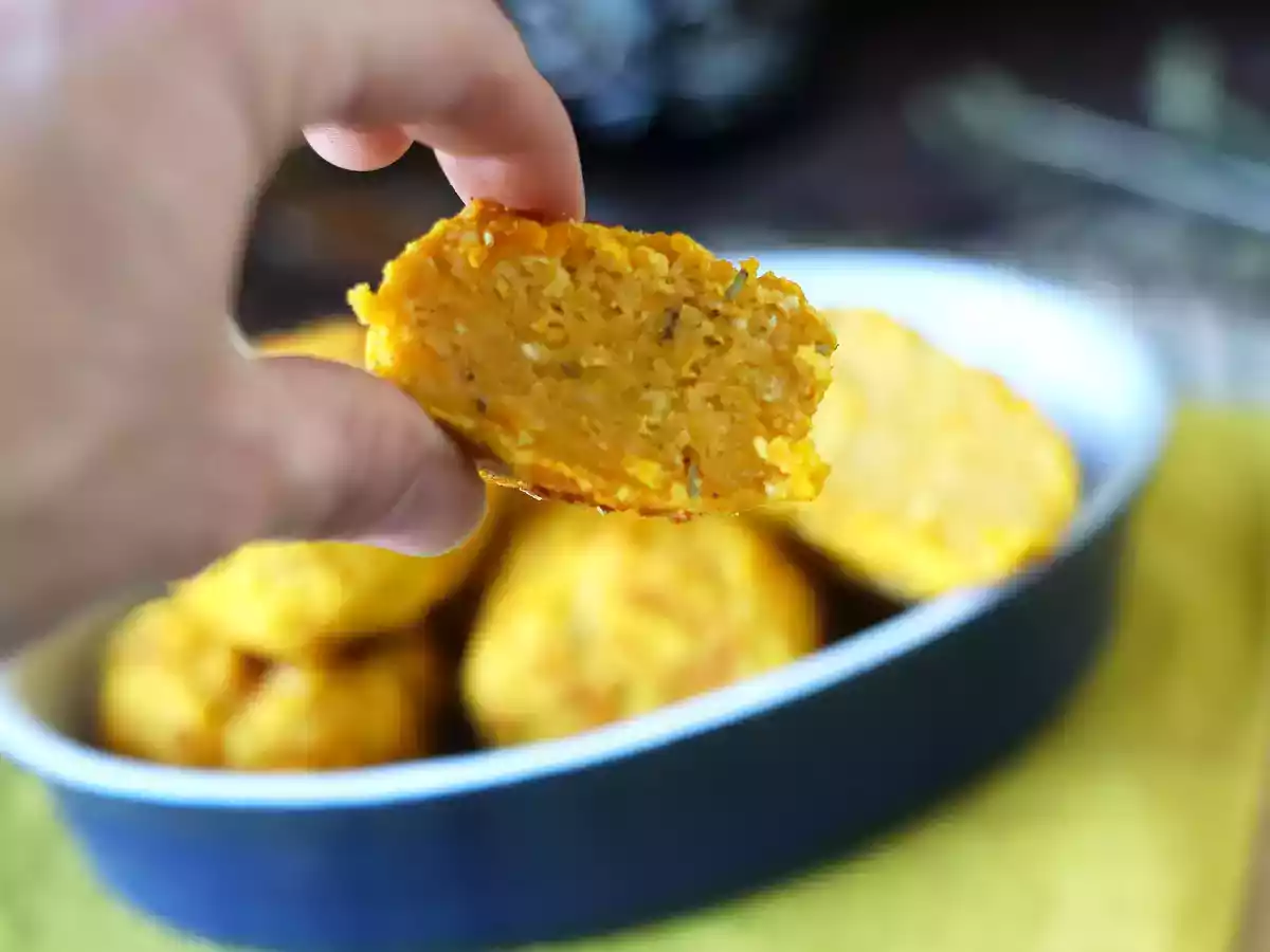 Polpette di zucca in friggitrice ad aria - foto 7