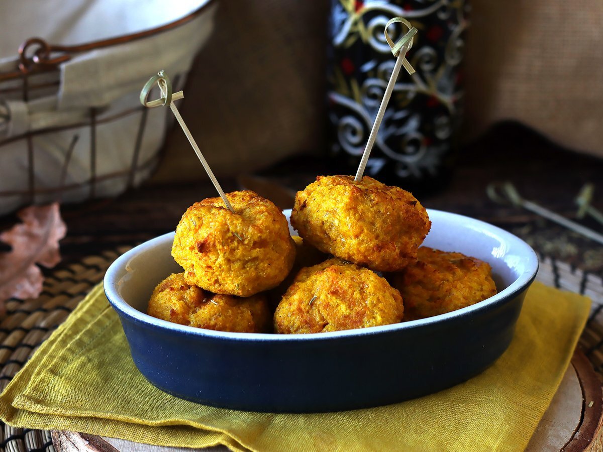 Polpette di zucca in friggitrice ad aria - foto 5