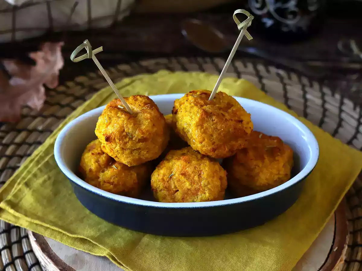 Polpette di zucca in friggitrice ad aria - foto 6