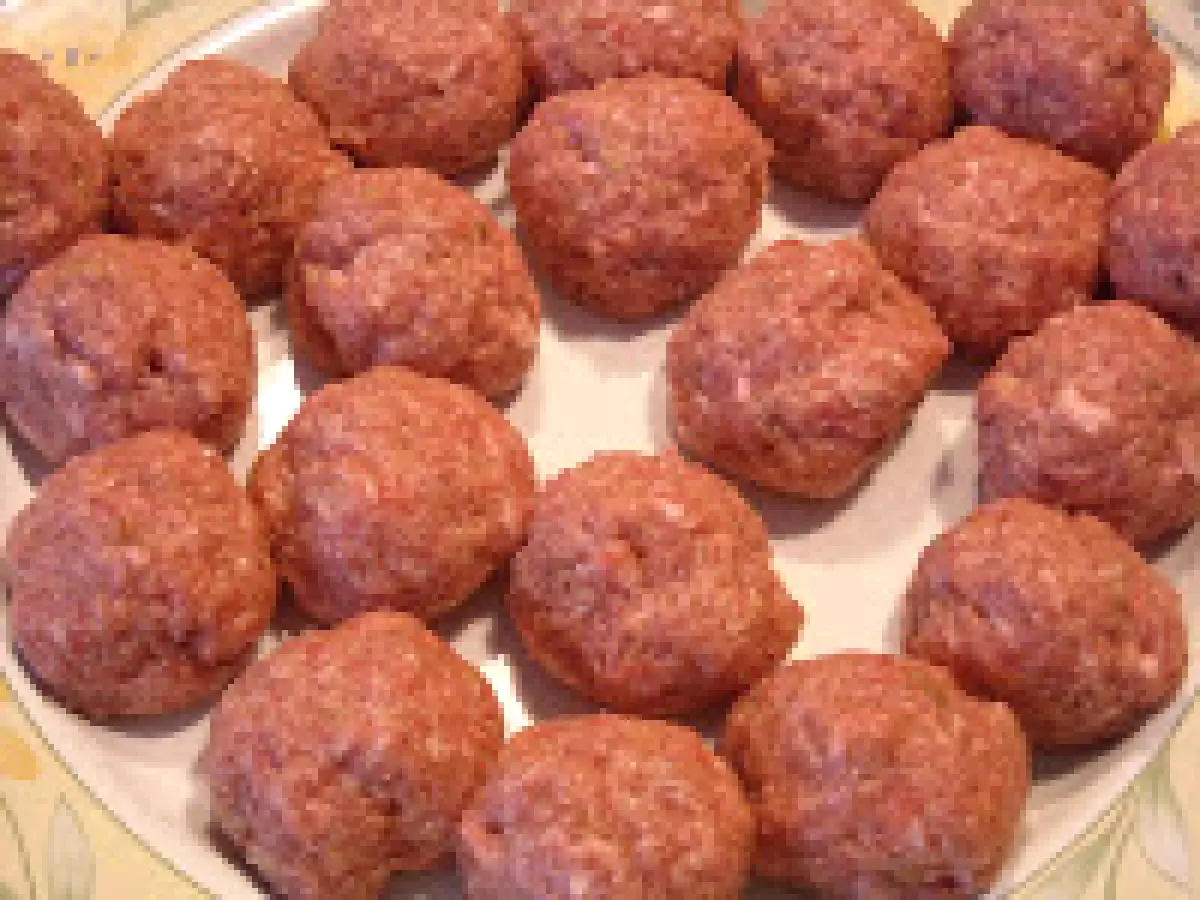 Polpette in agrodolce con peperoni e ananas - foto 4