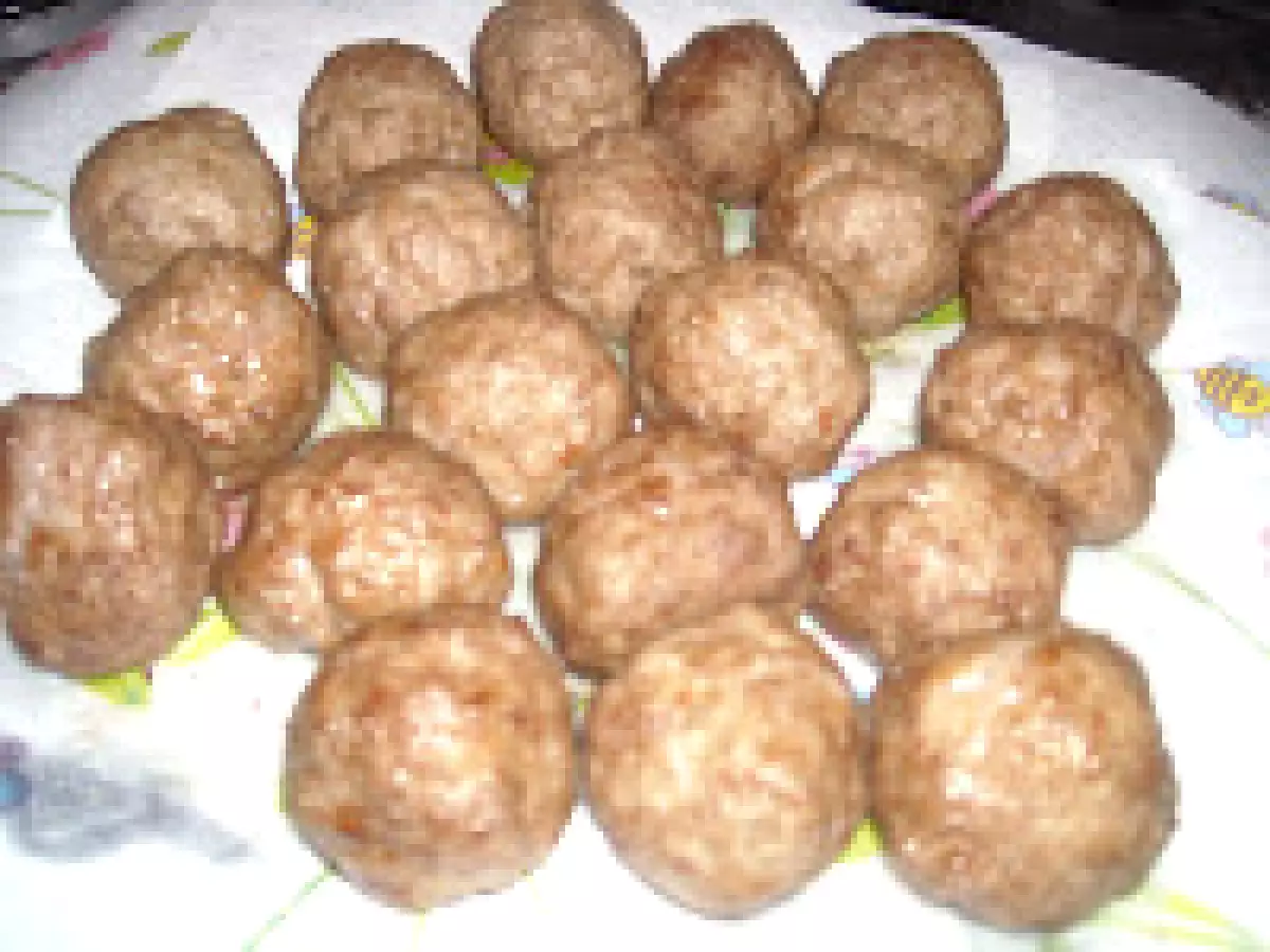 Polpette in agrodolce con peperoni e ananas - foto 6