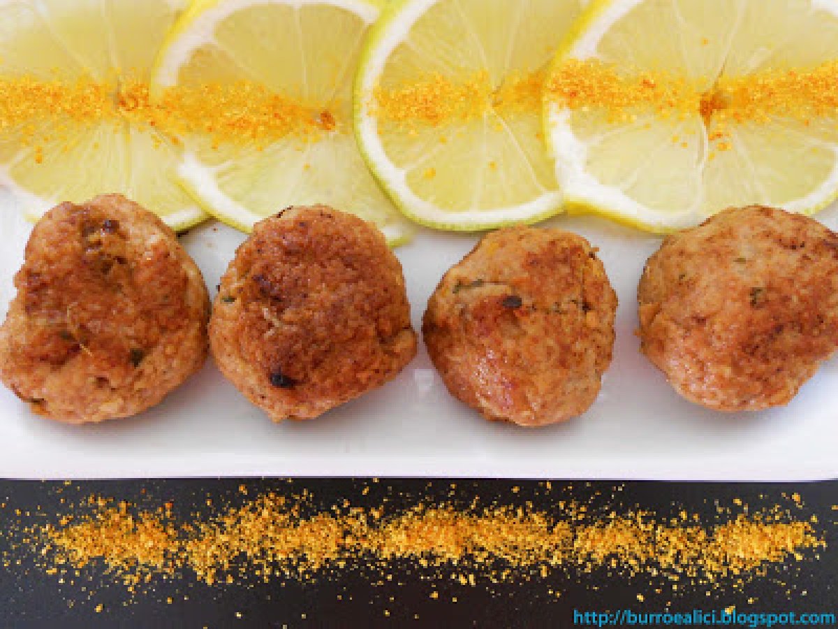 Polpette orientaleggianti al limone e arancia