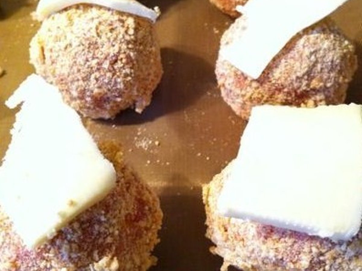 POLPETTE RIPIENE FORMAGGIO E PANCETTA, foto 5