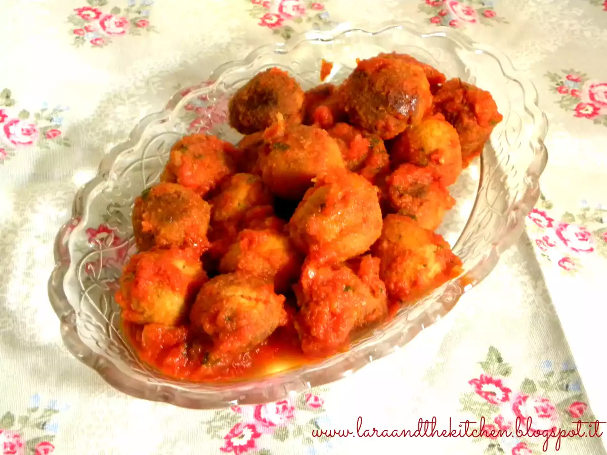 Polpette svuotafrigo di ricotta e prosciutto