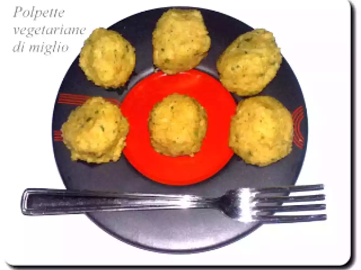 Polpette vegetariane di miglio al forno (Gluten Free)