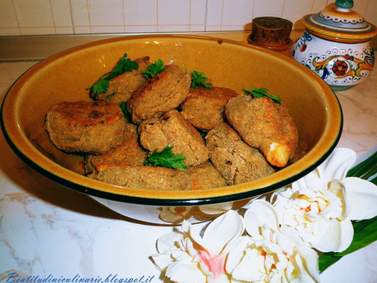Polpettine di melanzane e pecorino
