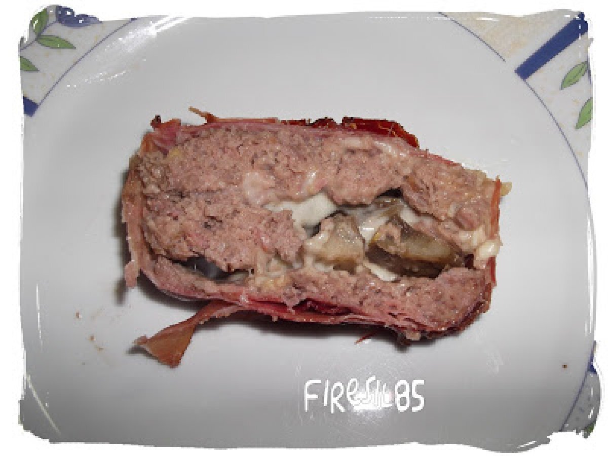 Polpettone di carne con carciofi