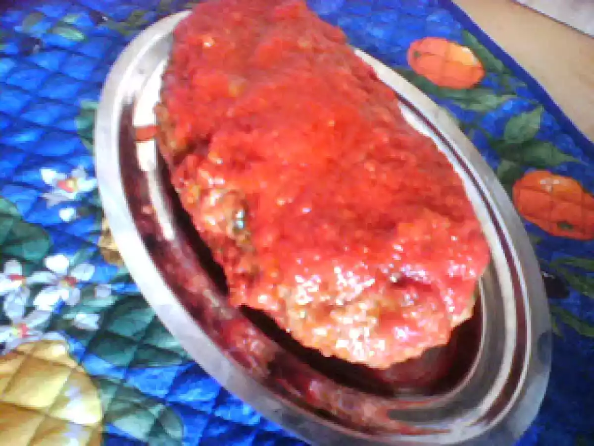 POLPETTONE di pecora al pomodoro IN PENTOLA A PRESSIONE