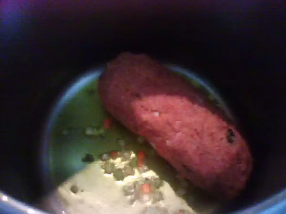 POLPETTONE di pecora al pomodoro IN PENTOLA A PRESSIONE - foto 3